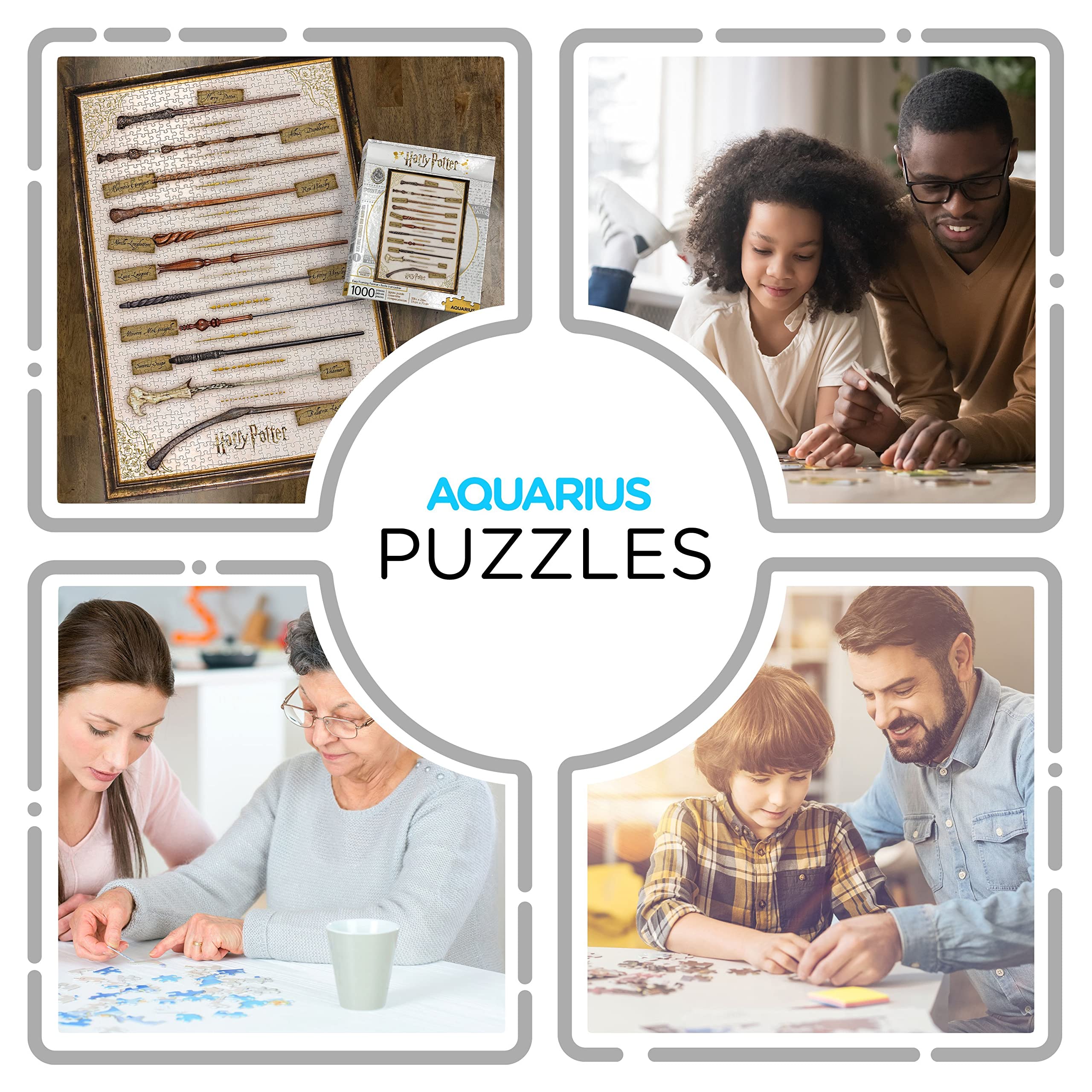 HARRY POTTER- Puzzle, 65345, Blanc