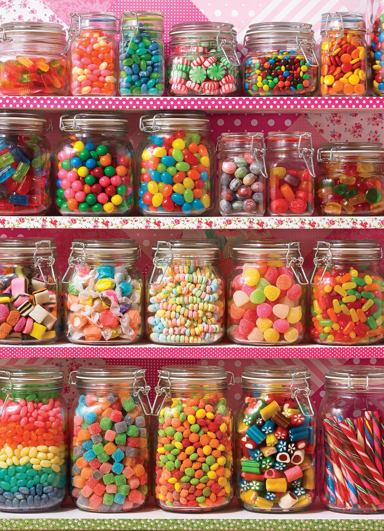 Cobble Hill 500 Piece Puzzle - Candy Shelf - Sample Poster Included