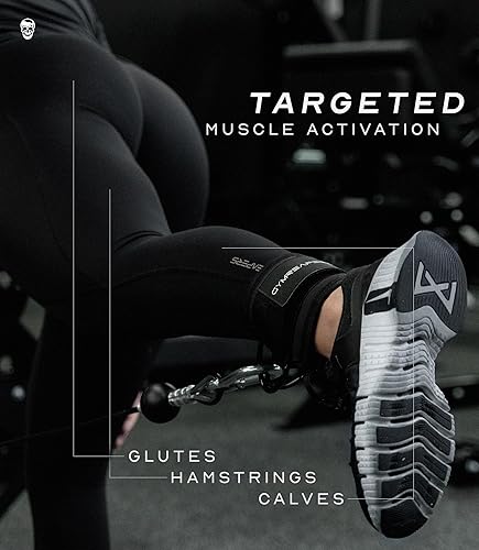Miniatura 5 de Correas de tobillo (par) para patadas traseras en máquinas de cable, entrenamientos de glúteos, ejercicios de la parte inferior del cuerpo - Correas