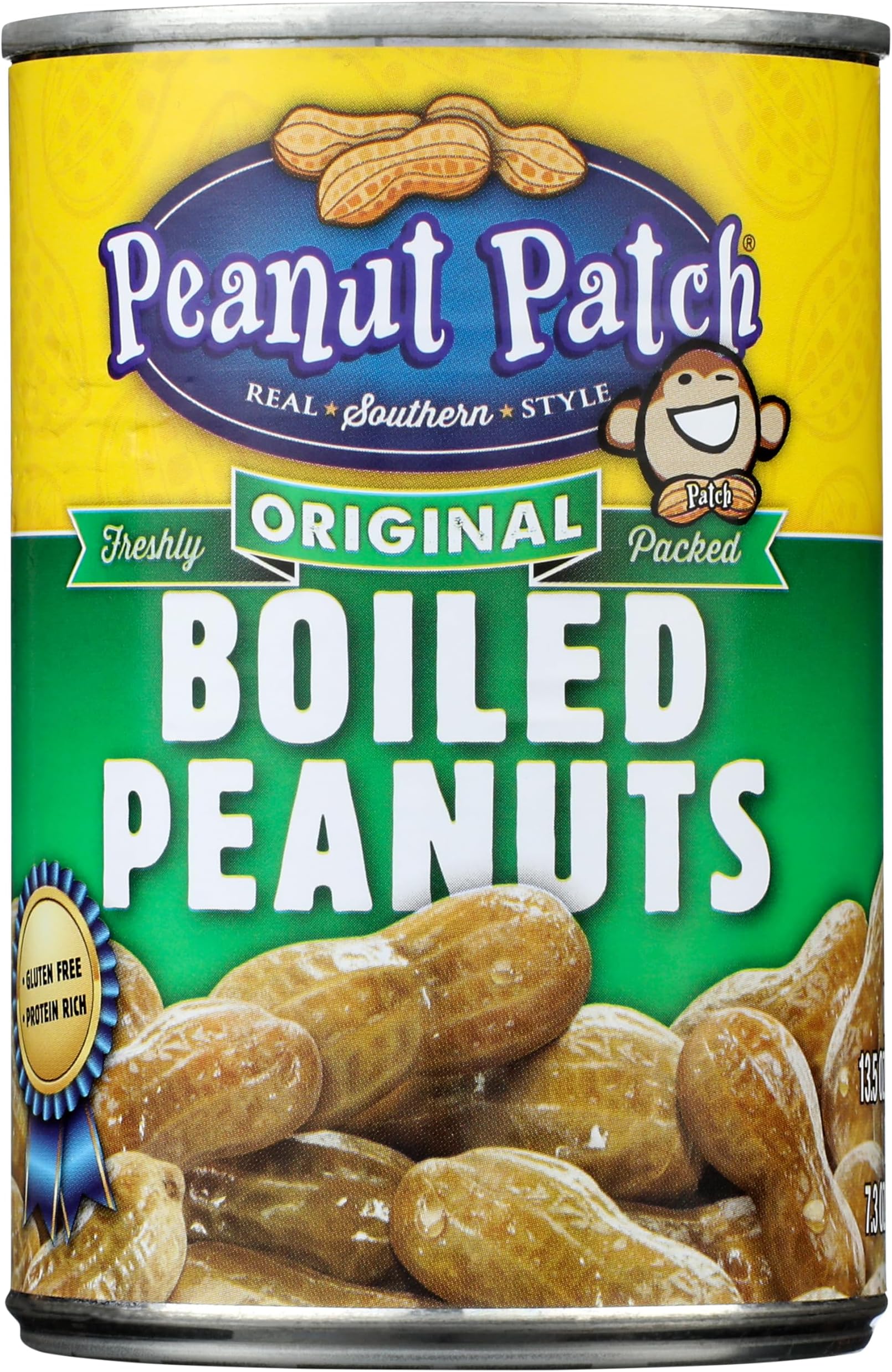 Peanut Patch Margaret Holmes Green Boiled Peanuts, (13.5oz cans)