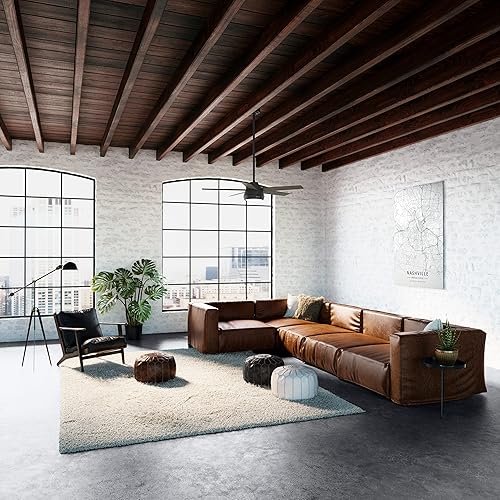 Miniatura 5 de Hunter Fan Company 52422 Burroughs Ventilador de techo, negro mate