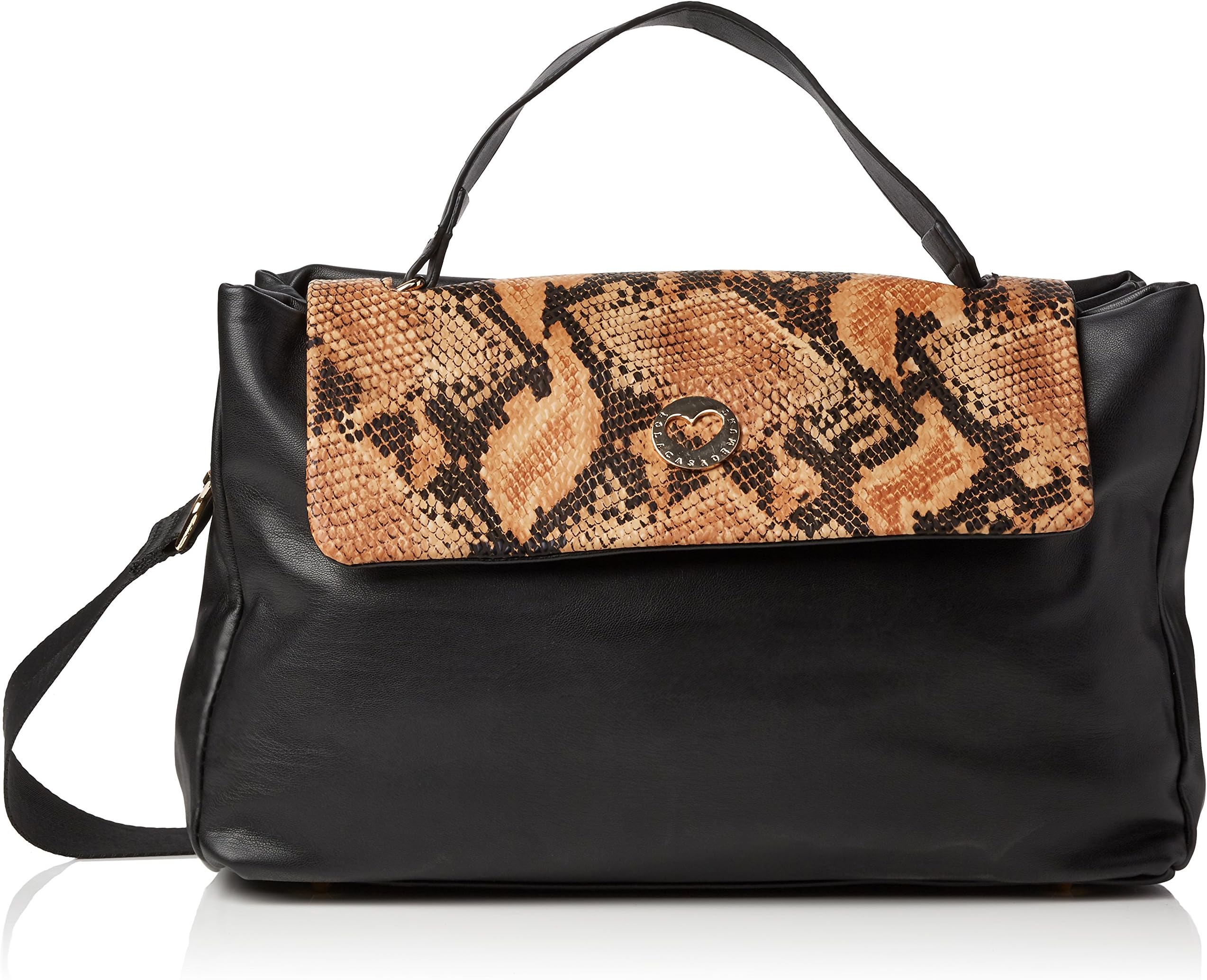 Lola Casademunt Women's Bolso Solapa Serpiente Handbag