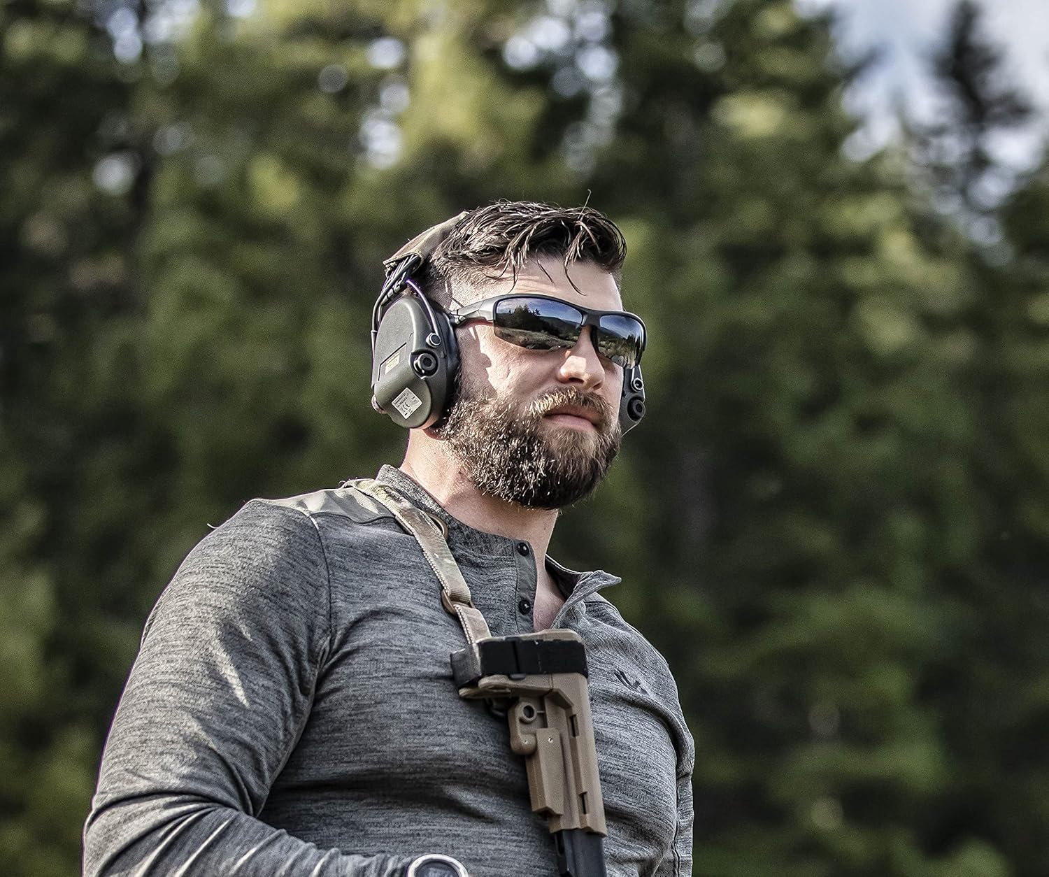 STNGR Hi-Speed Tactical Ballistic Outdoor & Shooting Sunglasses Polarized For Men - Image 5