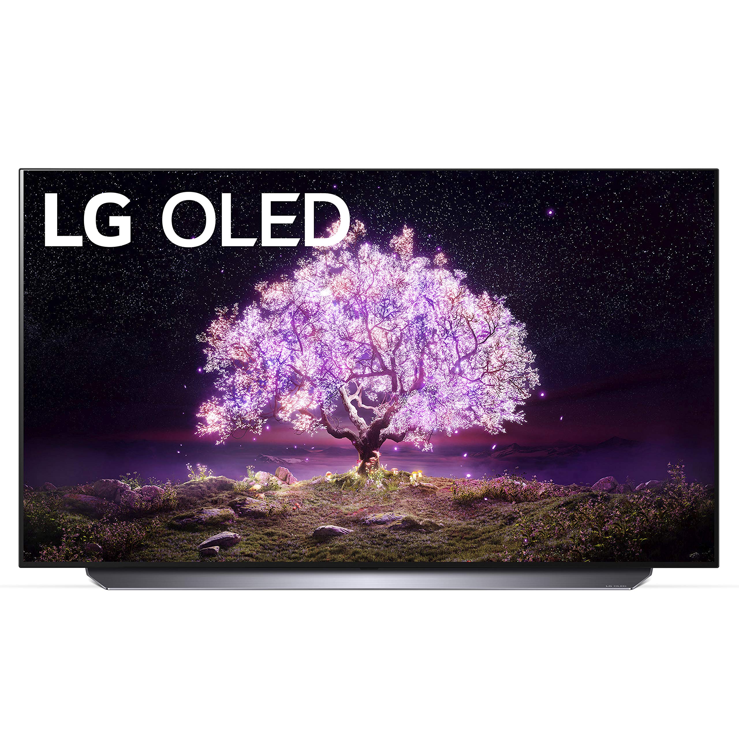 LG OLED55C1PUB C1 55 inch Class 4K Smart OLED TV w/AI ThinQ Bundle with 1 Year Additional Extended W