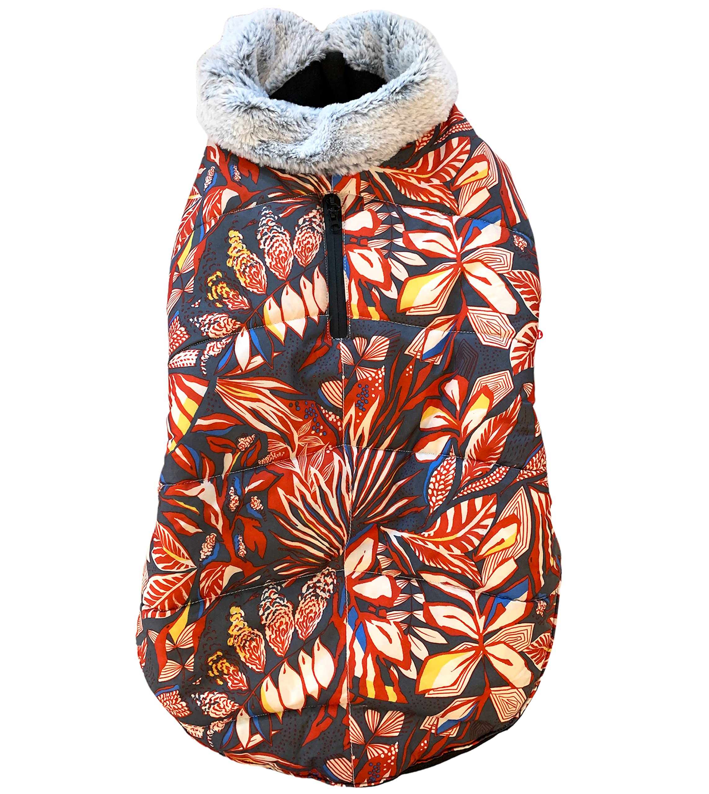 For The Fur Kids Dog Winter Jacket | Waterproof Windproof Quilted Jacket for Dogs ((Medium - Length 22 Inches)) (B0BS1CVFSW) Amazon Price History, Amazon Price Tracker
