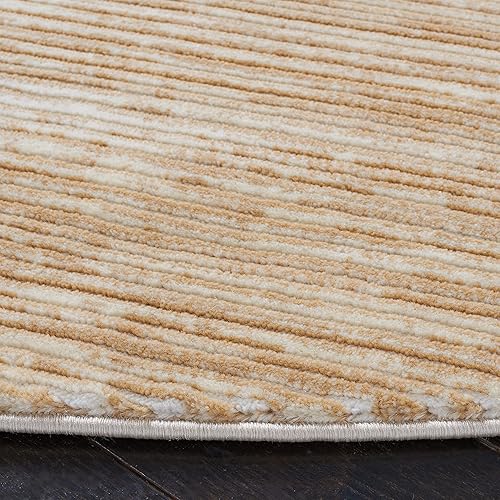 Vista 478 de SAFAVIEH Vision Collection VSN606F - Tapete de 6 pies x 9 pies, crema, moderno, ombré, no desprende pelo, fácil cuidado, para zonas de alto tráfico