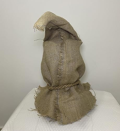 Miniatura 4 de Máscara de espantapájaros de payaso, máscara de terror de Halloween, espeluznante saco de arpillera, máscara de saco de arpillera para cosplay y