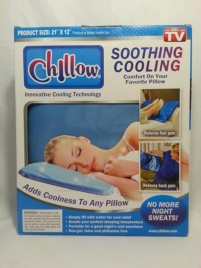 Chillow Cooling Pillow As Seen on TV (1 Count) Amazon.ca Everything Else