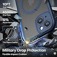 Vista 224 de ImpactStrong Magnetic Guard Designed for iPhone 14 Pro Max Case [Camera Protection] [Military Grade Drop Tested] [Compatible with MagSafe] Slim Black