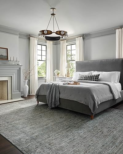 Miniatura 126 de Loloi Jean Stoffer Katherine Collection KES-02 Ocean/Coral 2'-7'' x 10'-0'', .25" Pile Height, Runner Rug