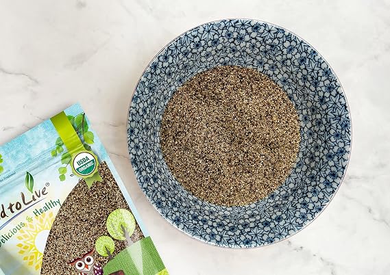 Food to Live Organic Kaniwa Seeds, 12 Ounces - Non-GMO Canihua Grain, Kosher, Raw, Vegan, Sproutable, Bulk, Rich Protein, Dietary Fiber, Iron, Calcium, Zinc. Easily Milled Flour. Tastier than Quinoa.