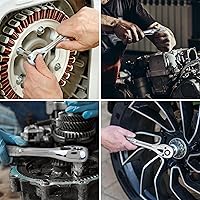 Vista 6 de Yaxa Basics - Juego de herramientas de llaves mecánicas con estuche, 123 piezas