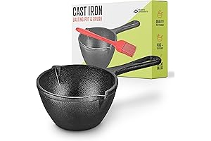 Modern Innovations Cast Iron Simmer Pot: A Culinary Masterpiece for Sauces and More