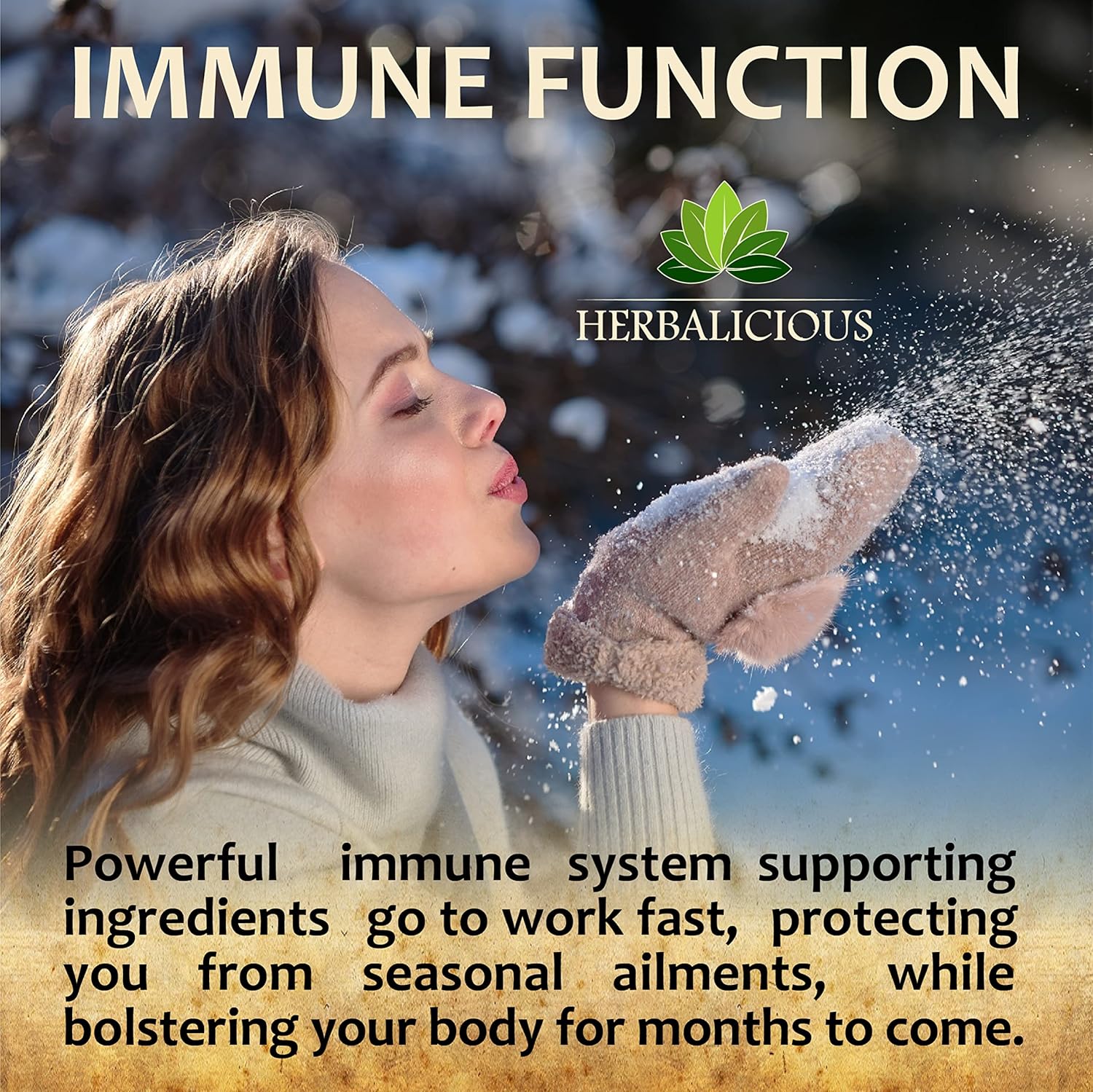 HERBALICIOUS Quinine Immune Guard - Quinine Capsules Supplement with Vitamin C, D3, Zinc - for Muscle Cramps Relief & Stomach Wellness - Non-GMO Cinchona Bark Herbal Supplements - 500mg, 60 Capsules - Image 3