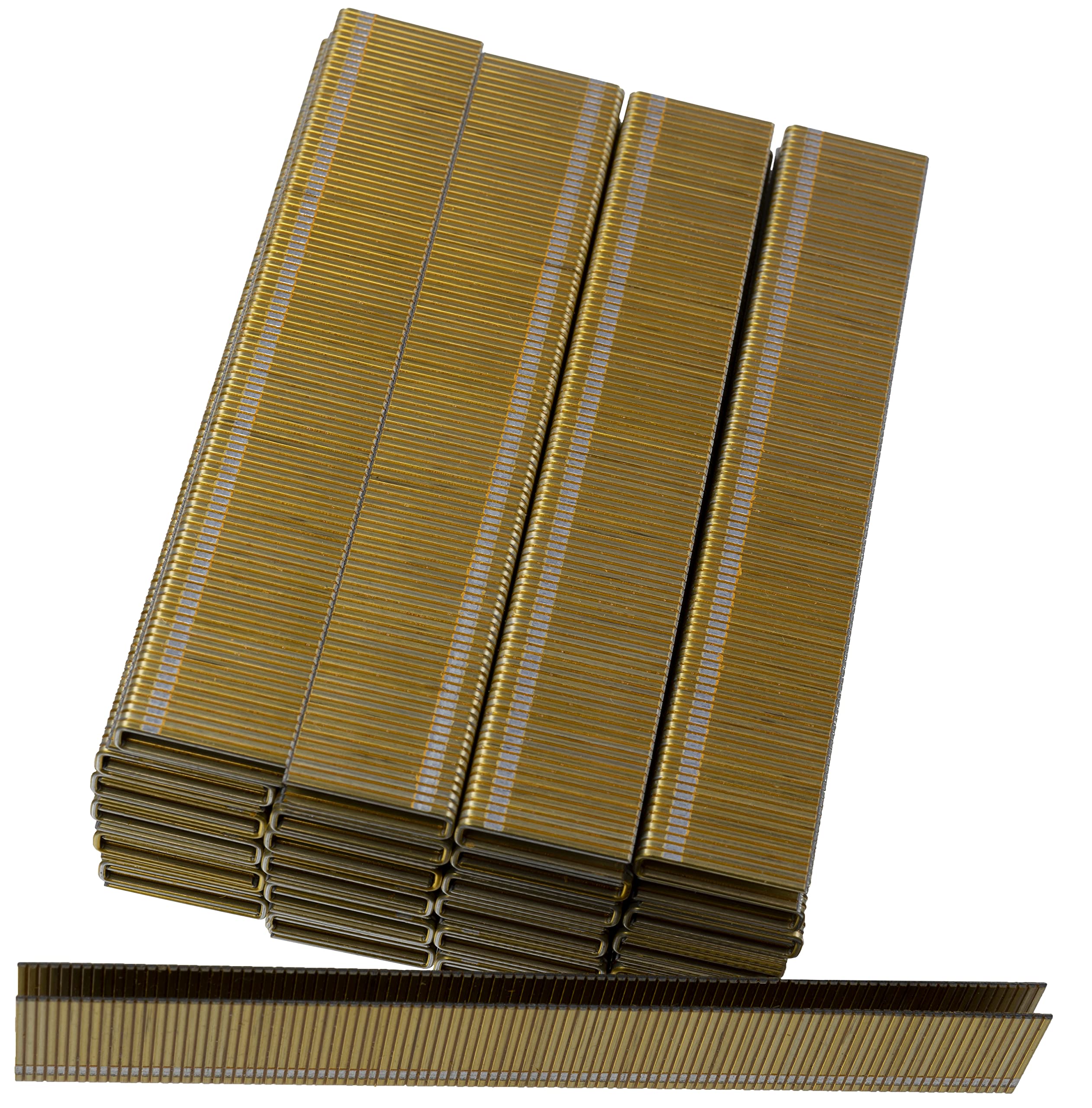 AERZETIX - C58790 - Set di 2200 graffette a corona stretta - 21x5.5x1mm - per spillatrice chiodatrice - accessorio di cucitrice tappezzeria falegnameria legno - in acciaio
