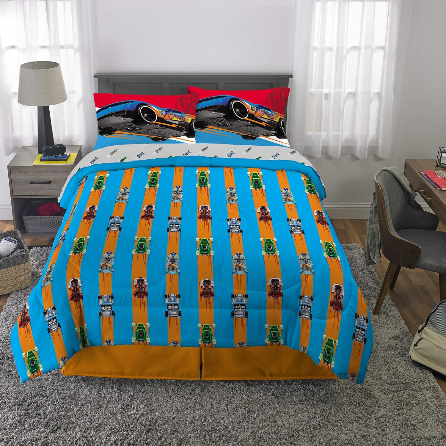 hot wheels bedding set full