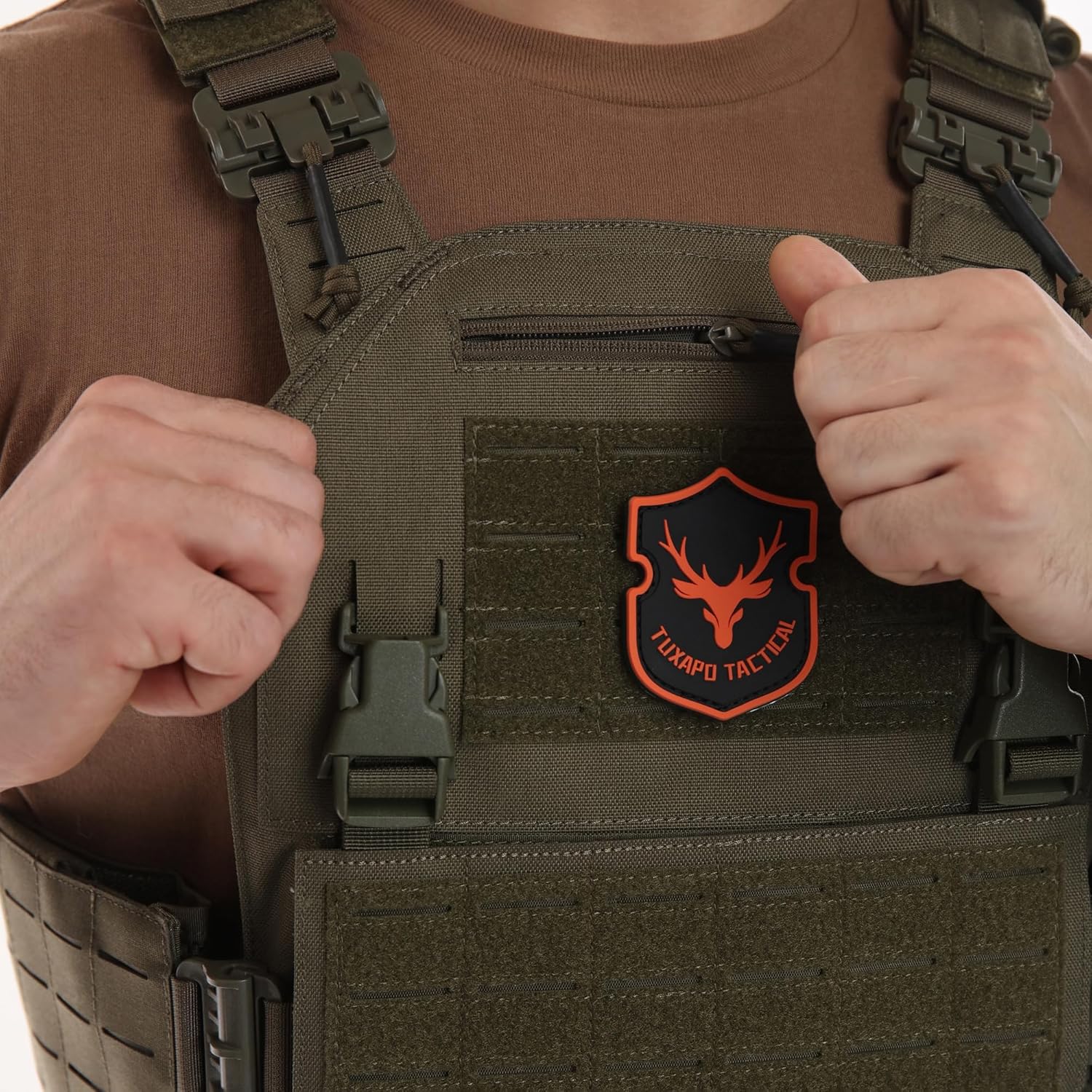 Tactical Molle Vest Laser Cutting Modular Lightweight Quick Release Adjustable Vests - Image 6