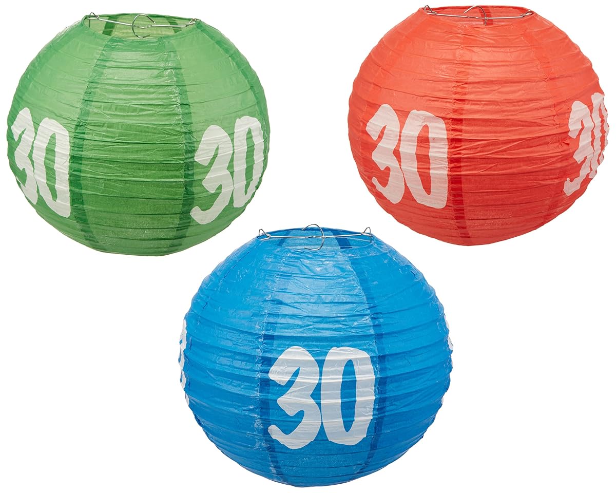 Beistle 30 Paper Lanterns