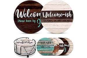 Sarcastic Stone Coffee Coasters: A Fun Gift for Housewarmings