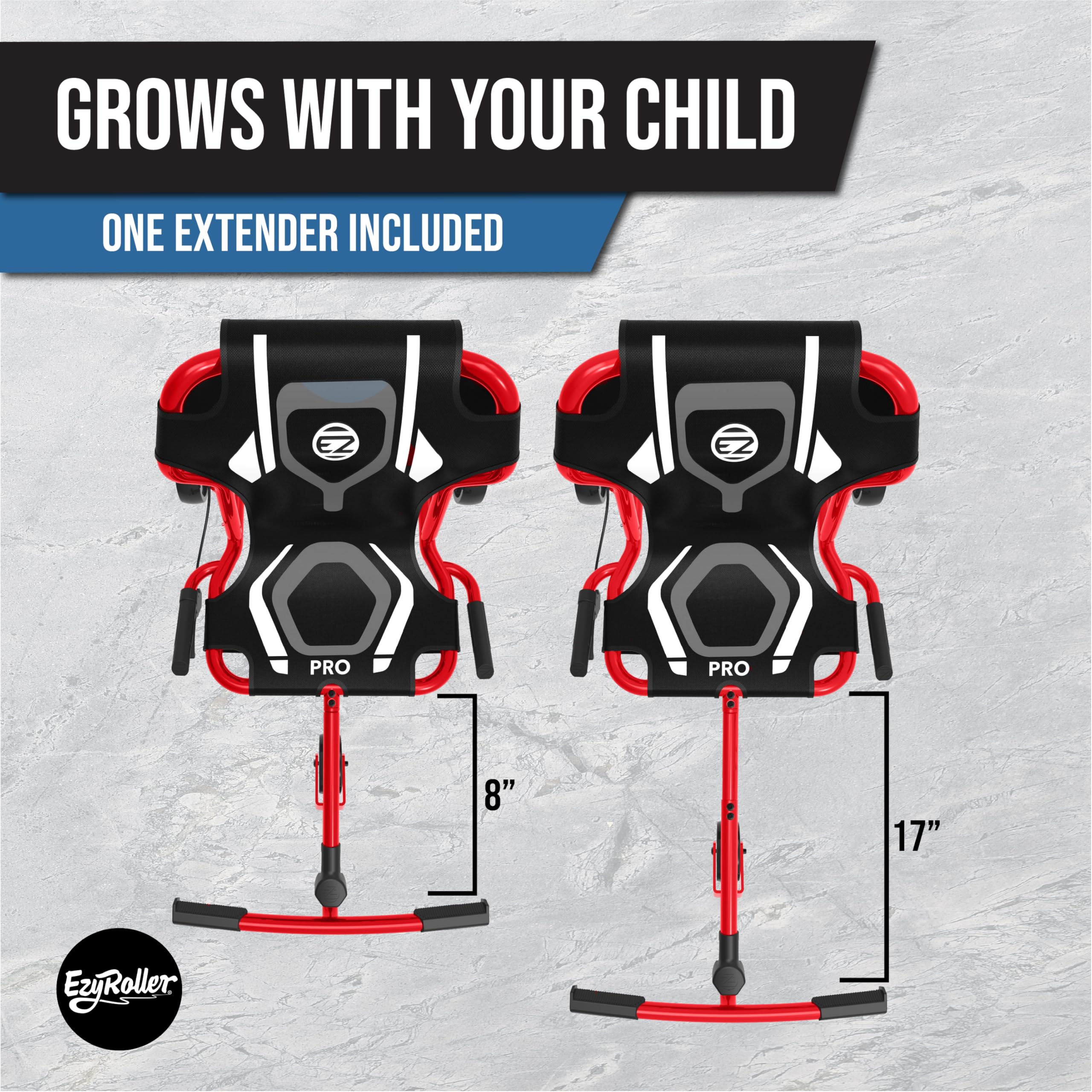 Amazon.co.jp: EzyRoller Pro-X ライドオントイ 子供と大人用 - レッド