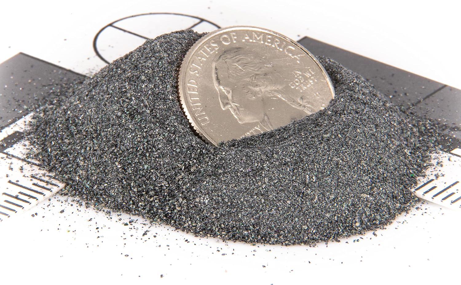 Carborundum; Pure & Natural: by World of Wood- Crushed Inlay Stone Perfect for Wood Inlay, Jewelry, Art, and More (FINE Powder Consistency) (4 oz)