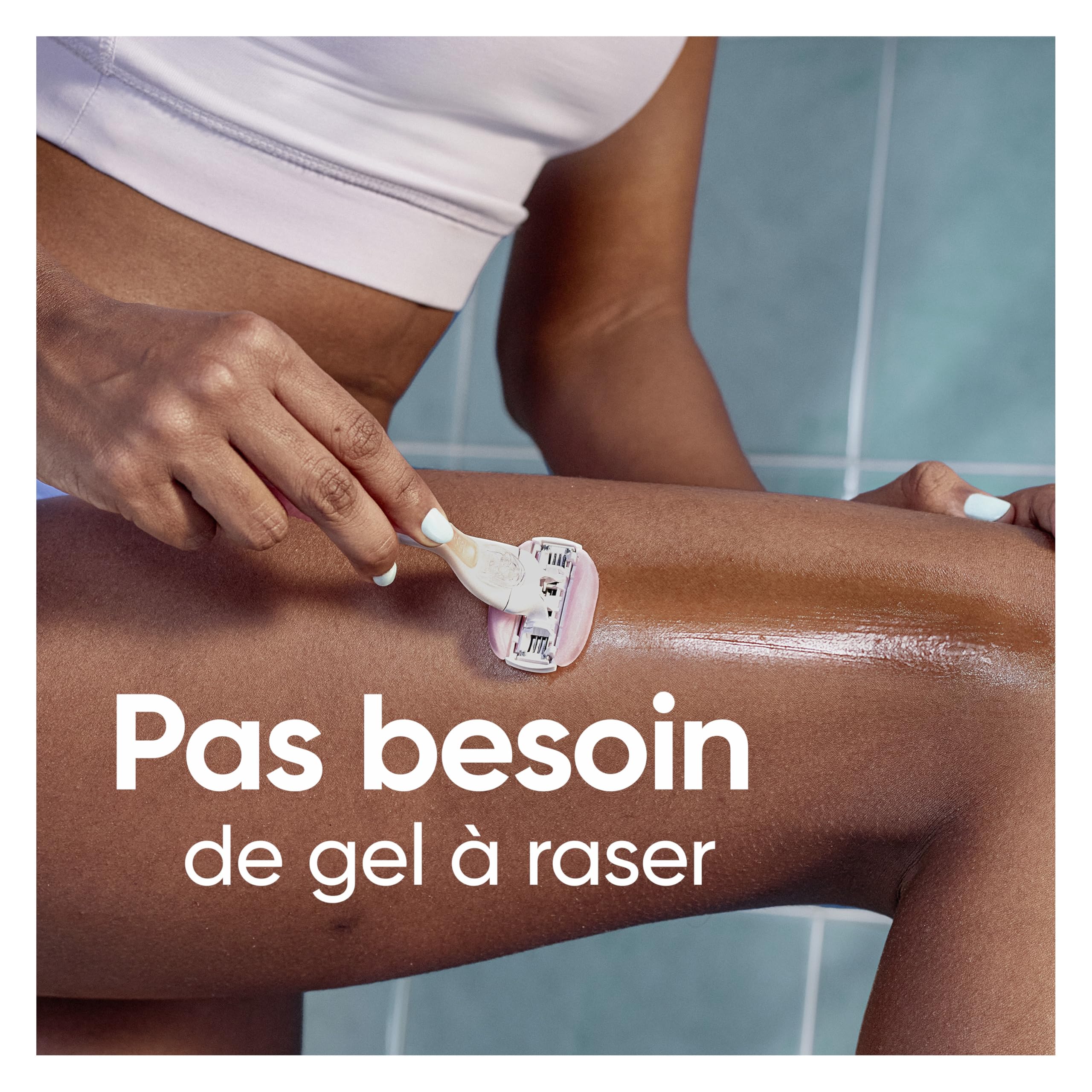 Gillette Venus Lames de Rasoir Femme, 12 Rechanges ComfortGlide Spa Breeze | Cartouche avec des Barres de Gel Parfumées, Bande Lubrifiante, Mousse et Rase, 1 Recharge Jusqu’à 30 Jours