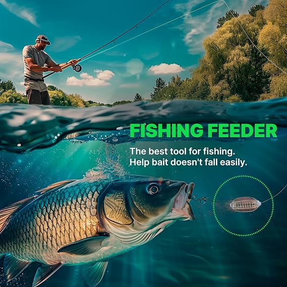 10pcs Spring Fishing Feeder Carp rucian Bream Tackle Cage