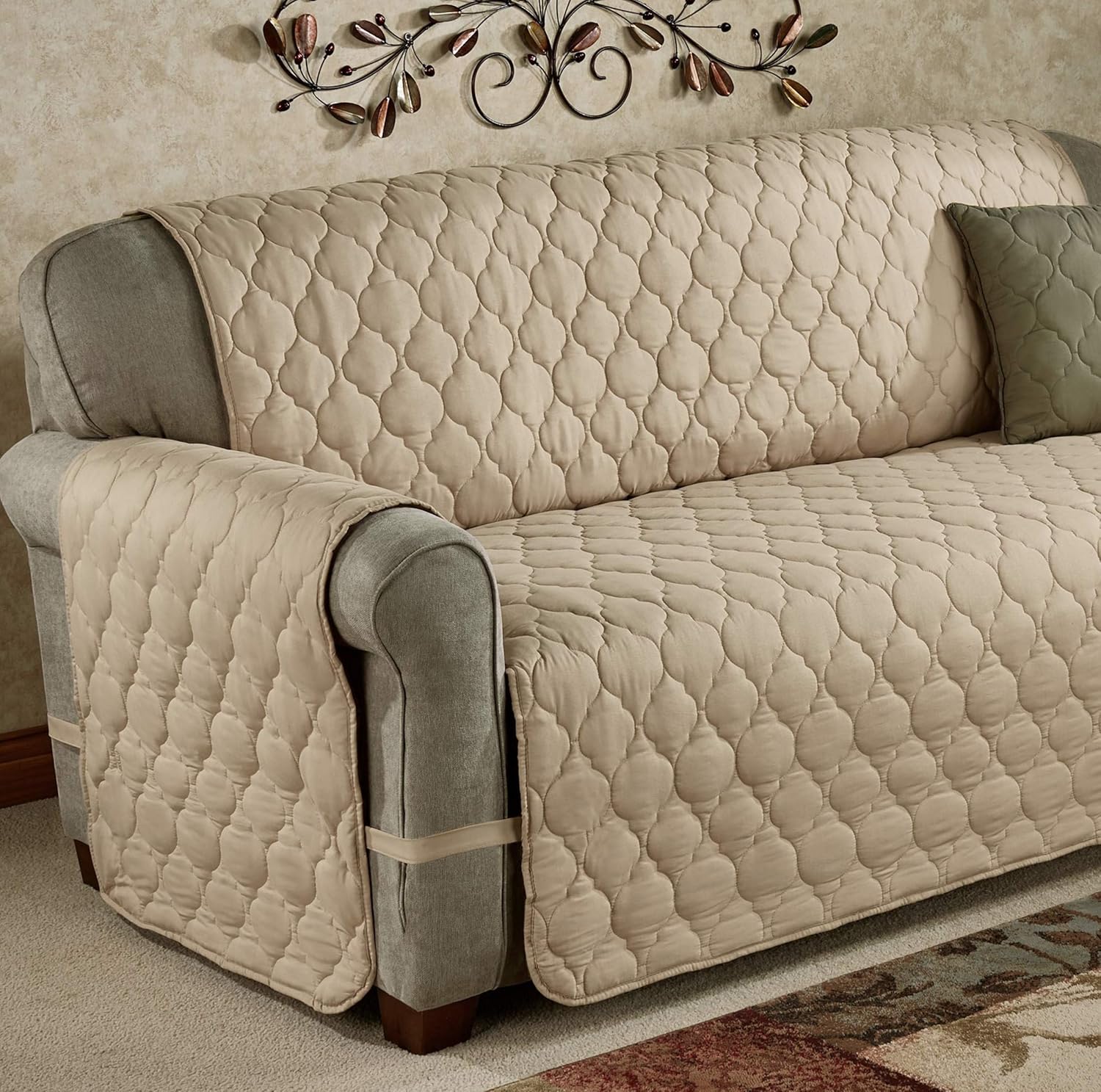 Touch of Class Paramount Furniture Protector Recliner/Wing Chair, Pet-Friendly, Quilted, Polyester Microfiber and Polyester Fill, Multiple Color Selections Recliner/Wing