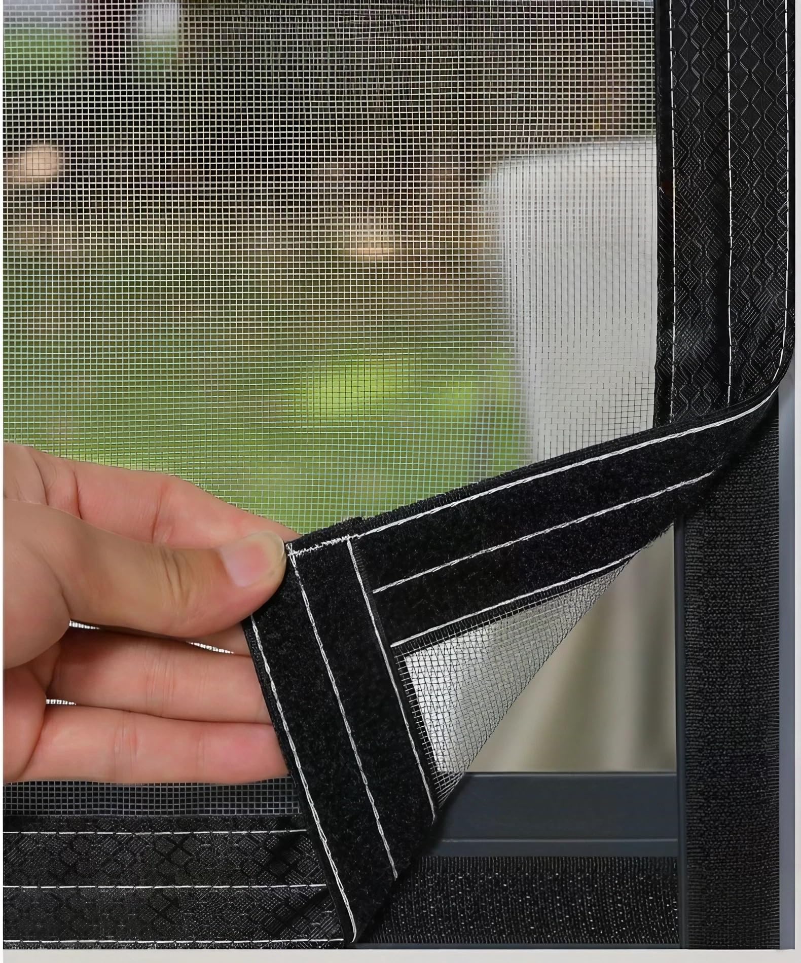 Edelstahl Fliegengitter Katzensicher, Fensterschutz Katze Ohne Bohren, Robust und Zuverlässig Fliegengitter Dachfenster, Katzensicheres Fliegengitter, Katzennetz Fenster für Balkon(140x140cm)