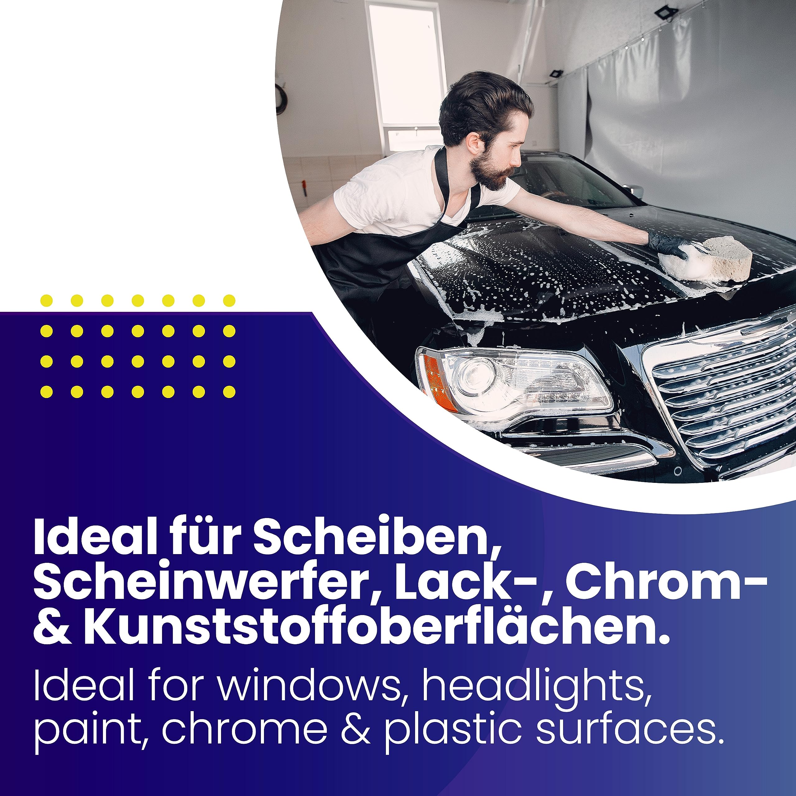 Mr. Perfect® Professioneller Insektenentferner Auto - 6x1L I Auto & Motorrad Insektenentferner - Geeignet für Lack, Glas, Kunststoff & Chrom I Lackschonender Insektenreiniger, Vorreiniger