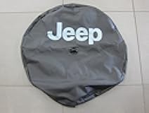 Jeep Wrangler JL Spare Tire Cover w/Backup Camera Bezel & Jeep Logo OEM