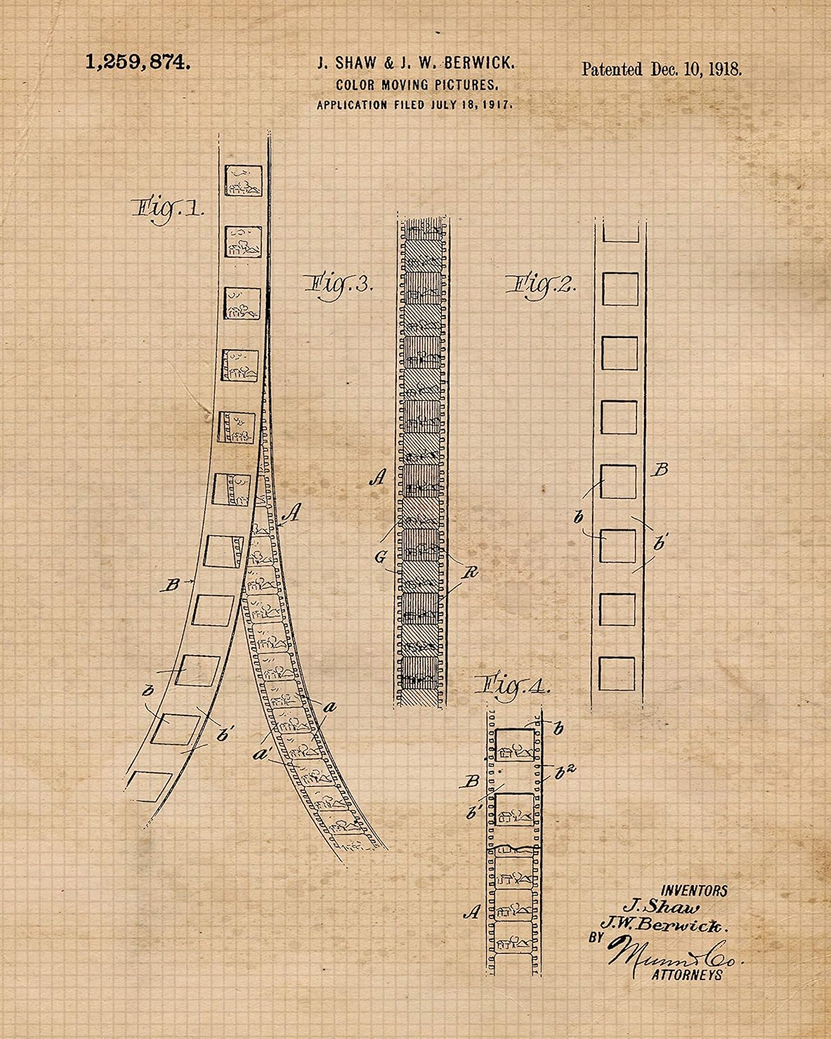 STARS BY NATURE Classic Video Filmmaking Production Equipment Patent Prints, 6 (8x10) Unframed Photos, Wall Arts Decor for Home Work Office Podcast Studio Garage Shop School College Student Teacher