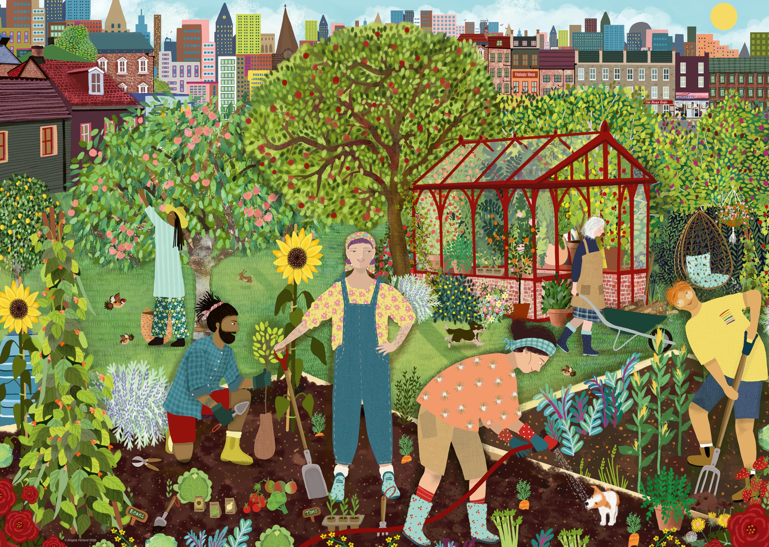Ravensburger Community Allotment Jigsaw Puzzle (1000 Pieces)