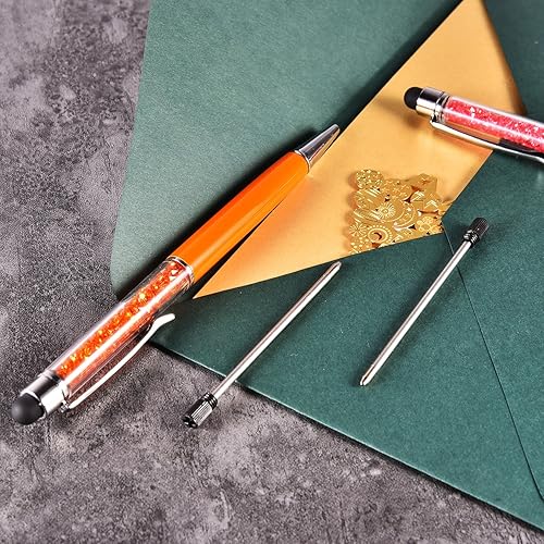 Miniatura 6 de 24 repuestos de bolígrafo para bolígrafos de cristal de diamante, 2.75 pulgadas (tinta negra)