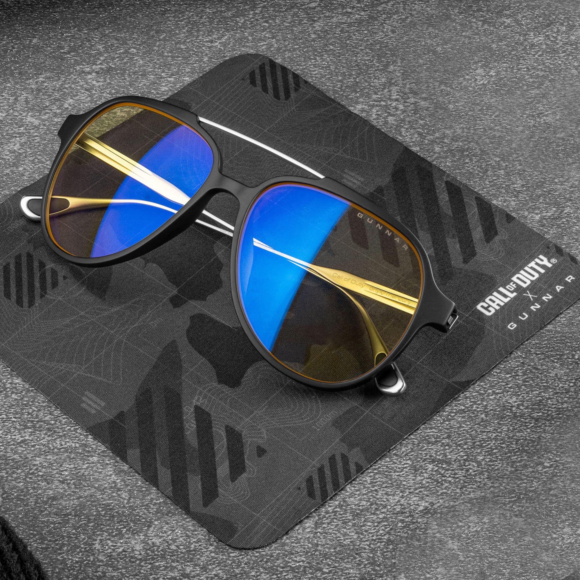 Gunnar x Call of Duty Gaming-Brille - Blaulichtfilter | Computer-/Gaming-Brille - Call of Duty - Blaulichtfilter - Patentierte Technologie