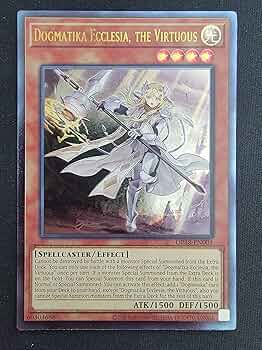 Amazon.com: Yu-Gi-Oh! Dogmatika Ecclesia, The Virtuous - OP18