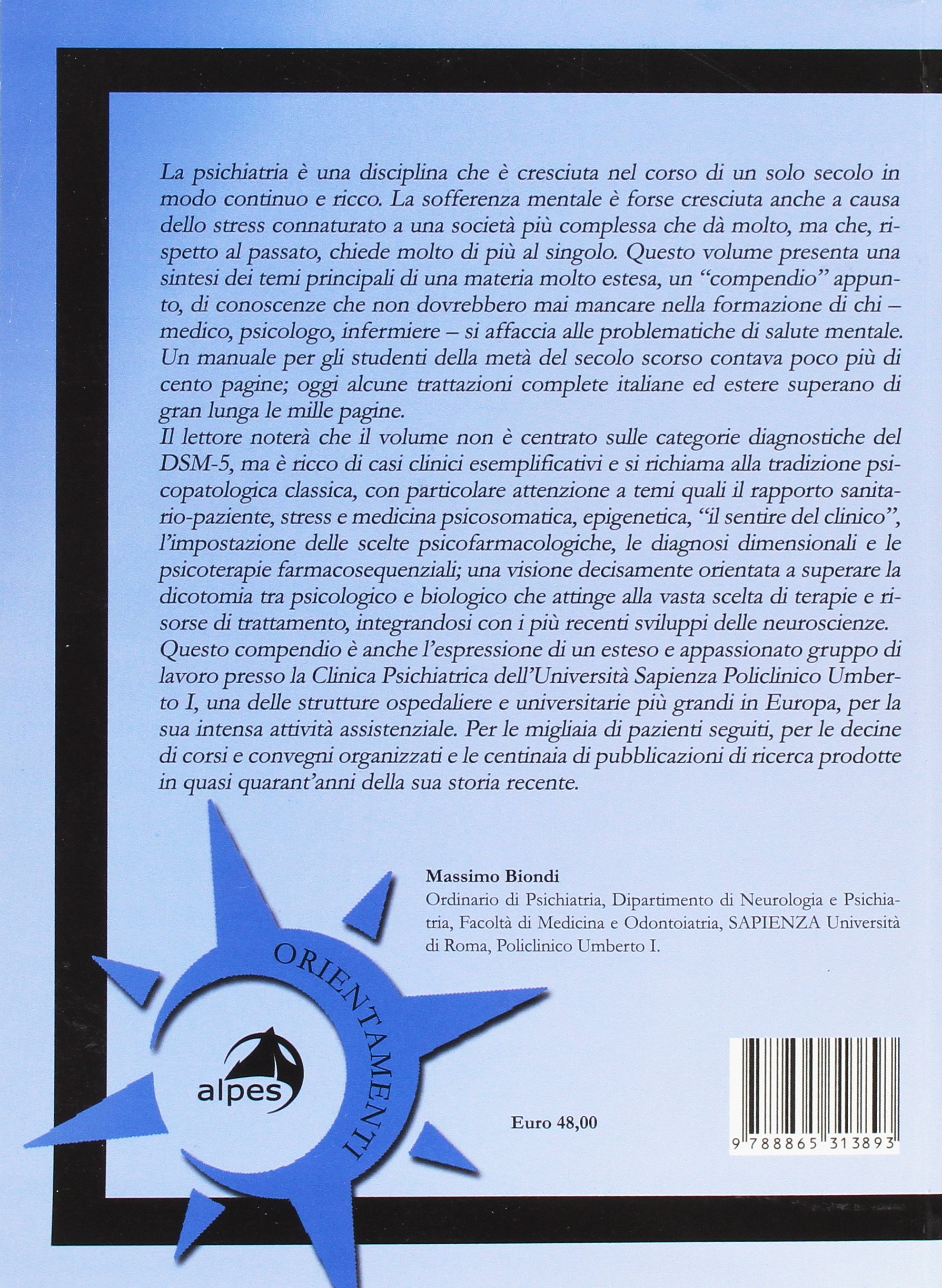 Compendio di psichiatria e salute mentale