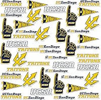 Vista 23 de Texas TECH University - Paquete variado de 50 calcomanías de vinilo grandes de lujo para laptop, botella de agua, álbumes de recortes, tableta