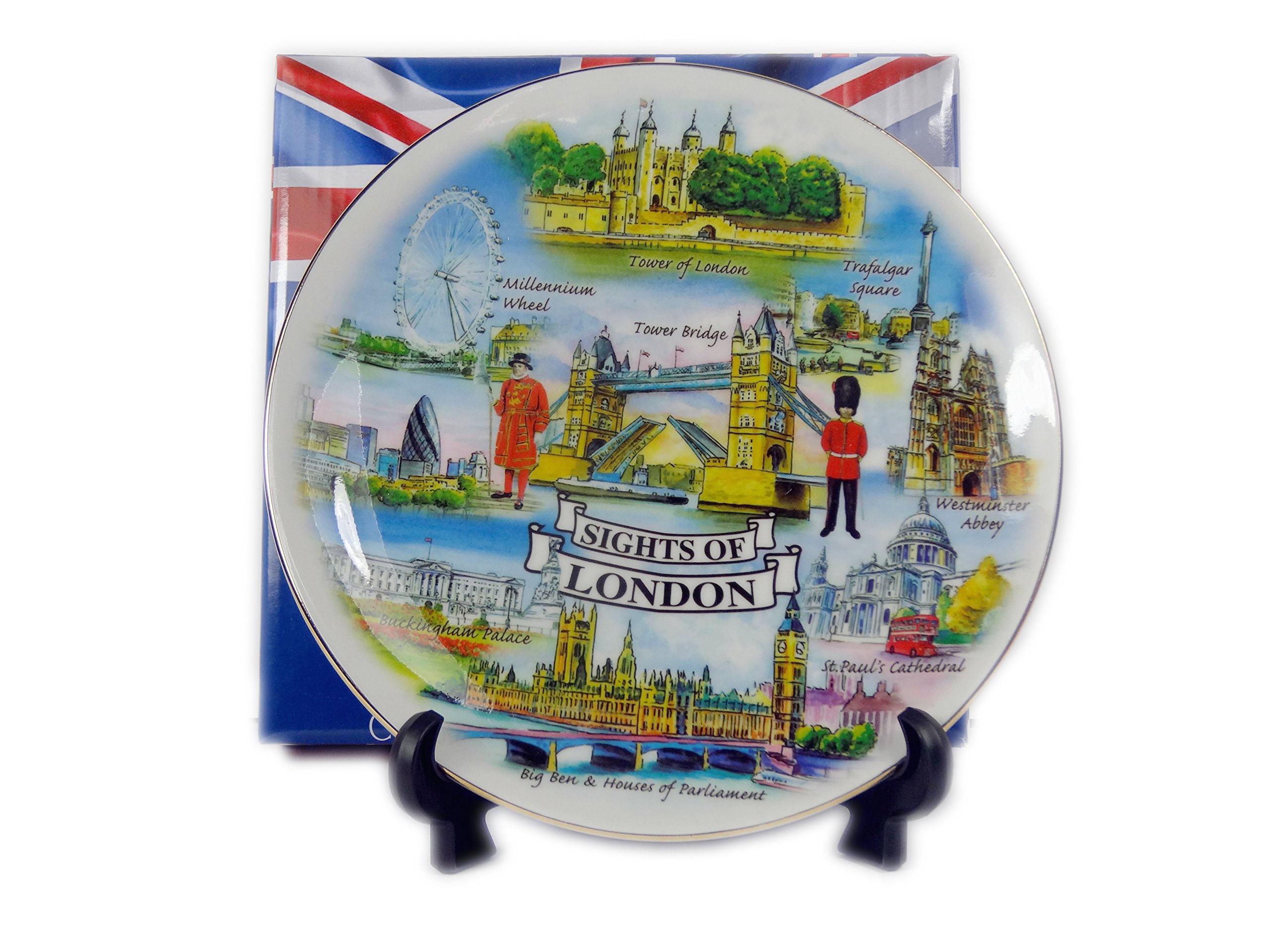 Sights of London Souvenir Plate