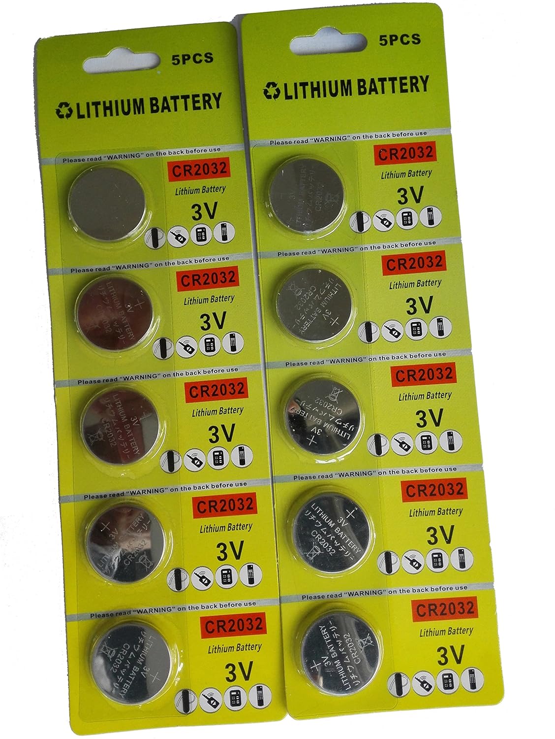 EXENERGY CR2032 Batterie al litio da 3 V con bottone (2 confezioni