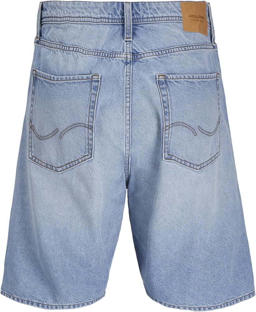 JACK & JONES Jjialex Jjoriginal Sq 073 Men's Shorts, Denim Blue, M