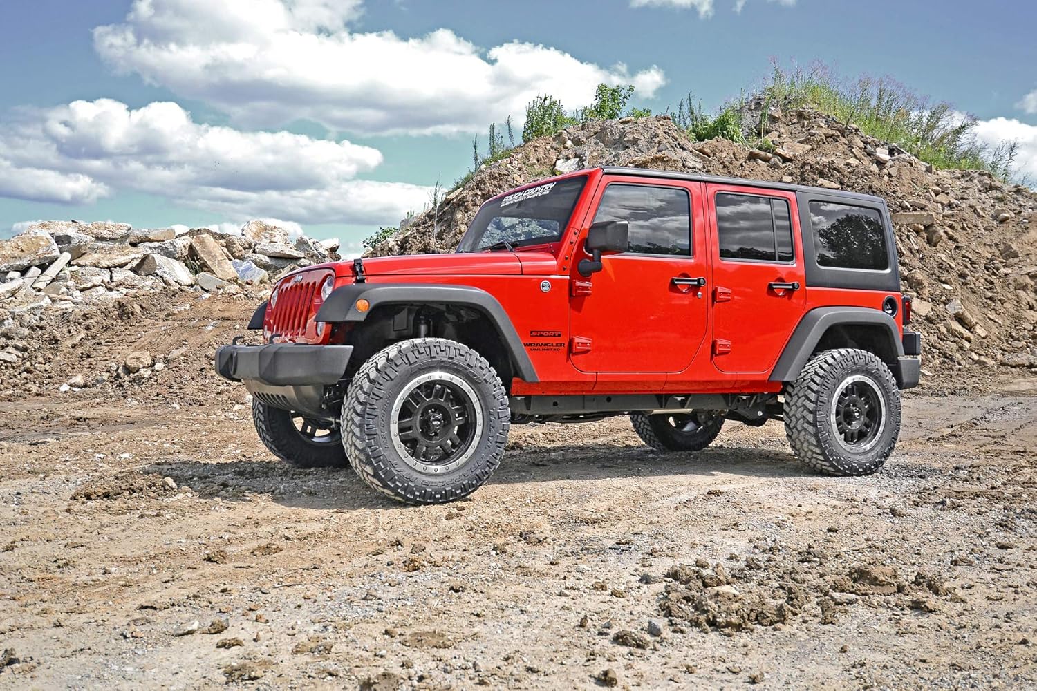 Rough Country 2.5" Lift Kit for 2007-2018 Jeep Wrangler JK - 656