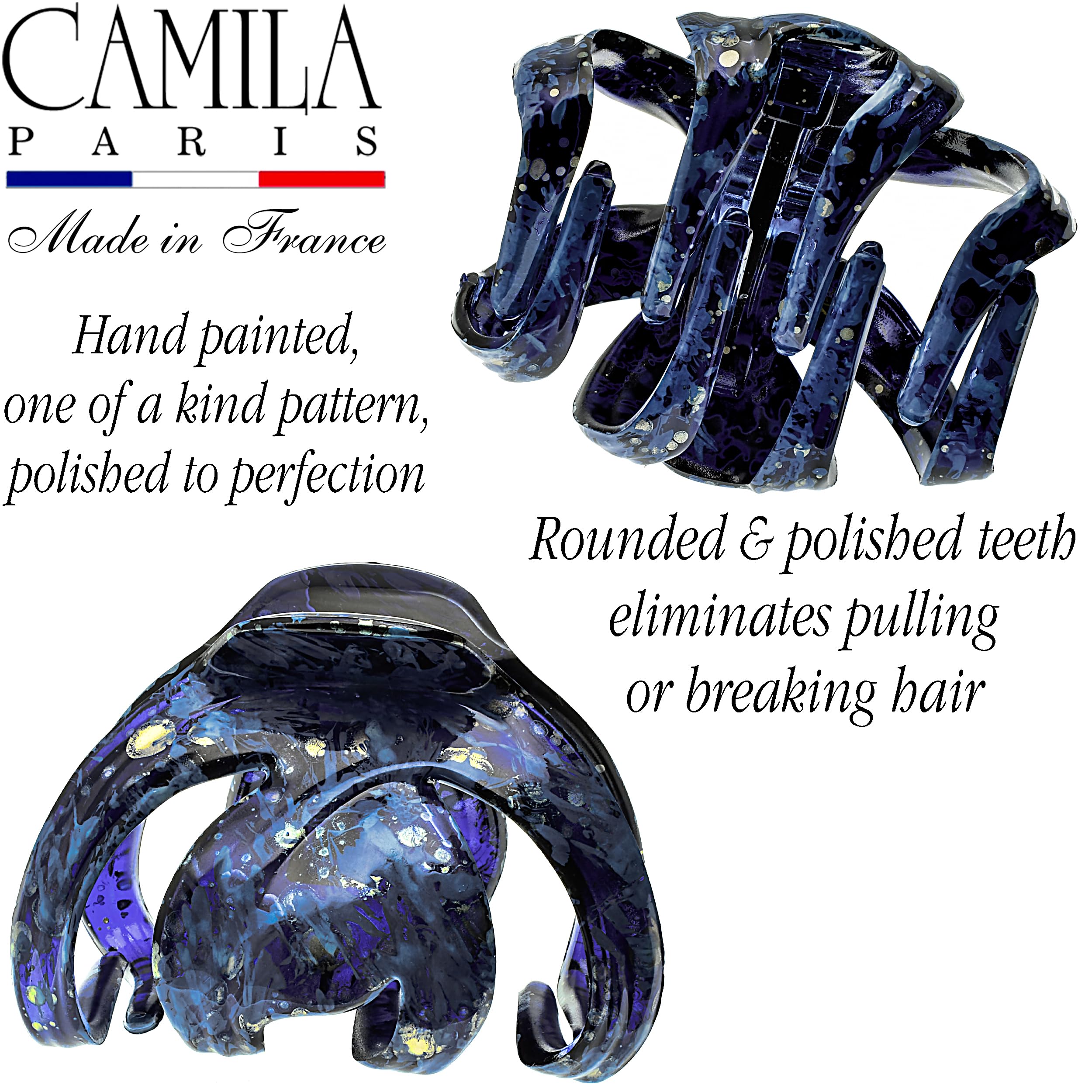 Camila Paris CP3862 - Molletta per capelli a forma di polipo, 7,6 cm, media, per capelli spessi