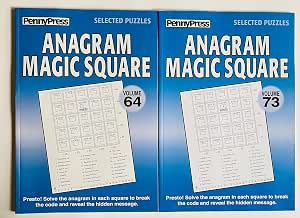 Amazon.com: Volumes 64 and 73 of Anagram Magic Squares from Penny Press ...