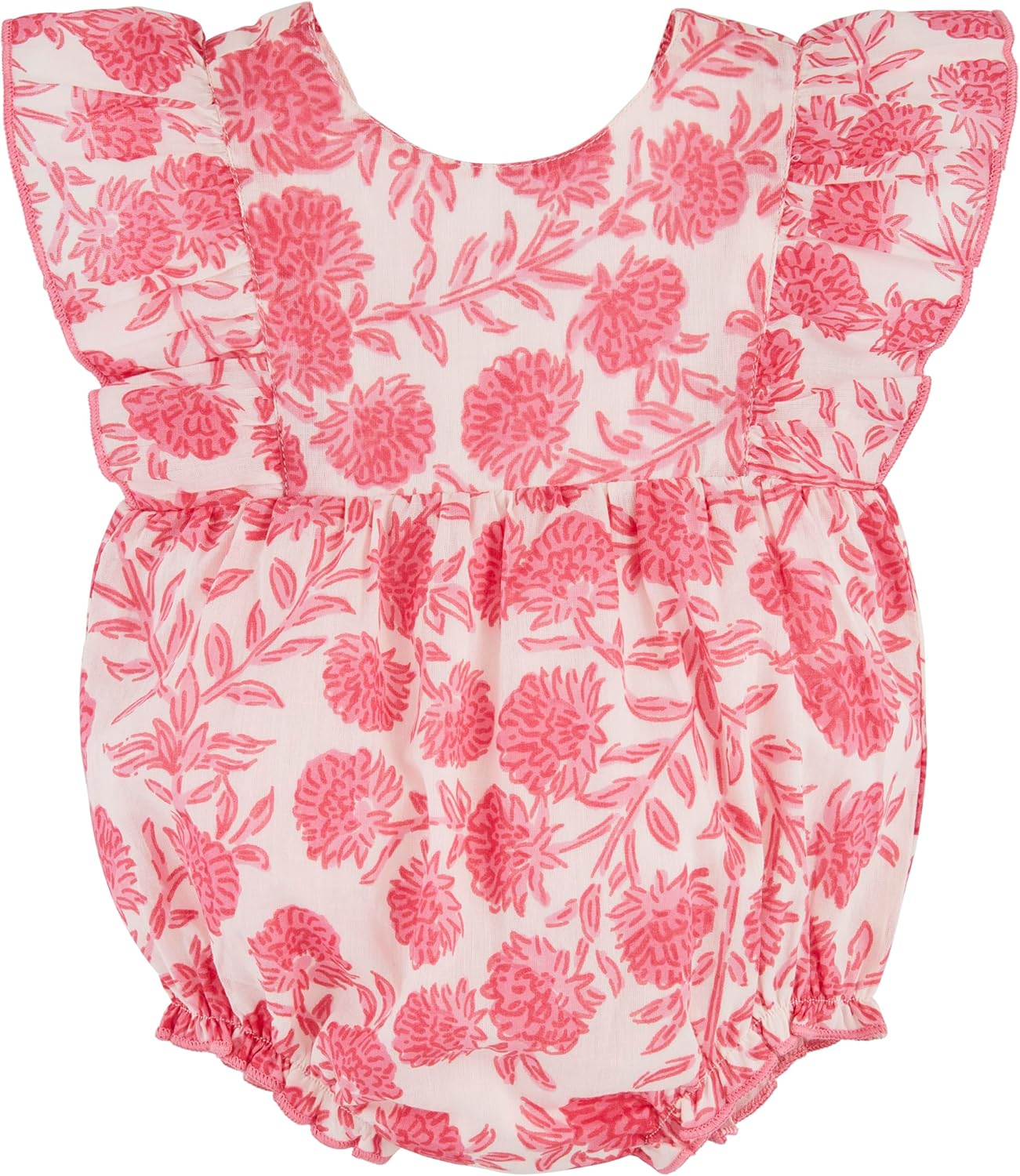 Mud Pie Baby Girls' Mud Pie Children's Ruffle Print Bubble