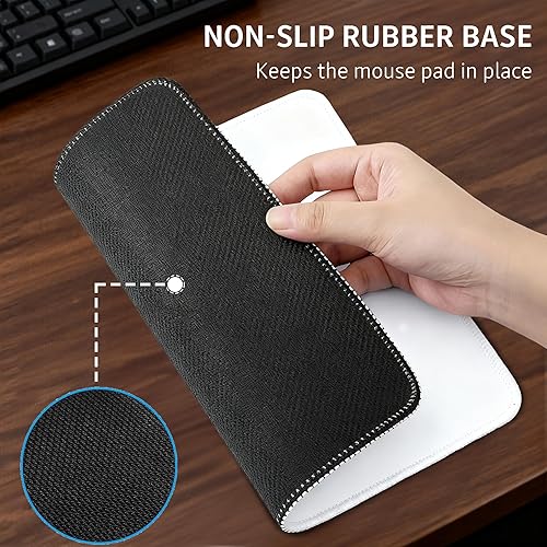 Miniatura 4 de Butterfly Floral Mouse Pad - Retro Flowers Office Supplies Desk Decor, Square Waterproof Non-Slip Rubber Base Butterfly Mousepad for Computers