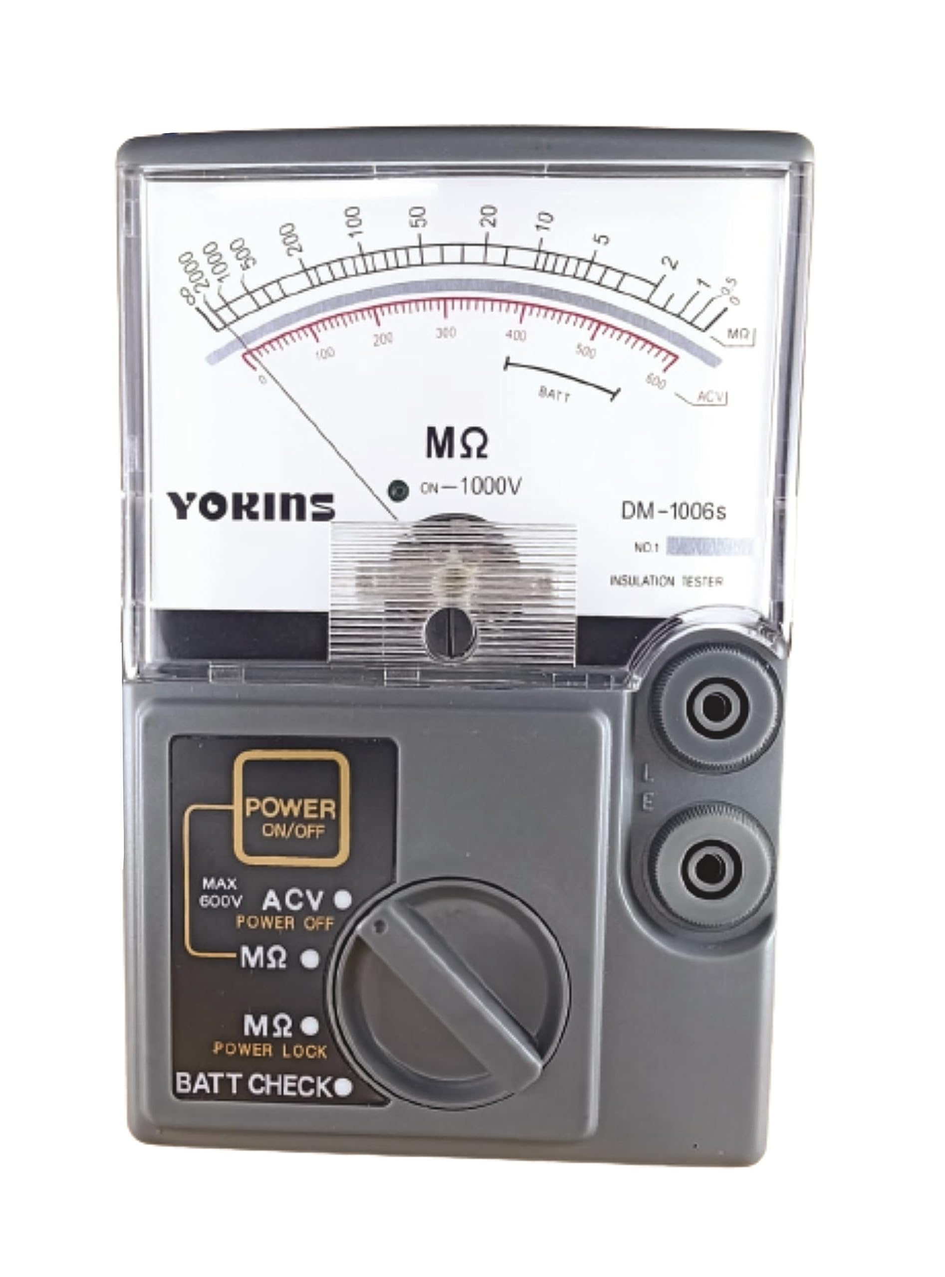 Yokins Analog Insulation tester Battery operated 1000V 2000Mohms DM-1006s with AC Voltage Test facility (B0CG3R9NY1) Amazon Price History, Amazon Price Tracker