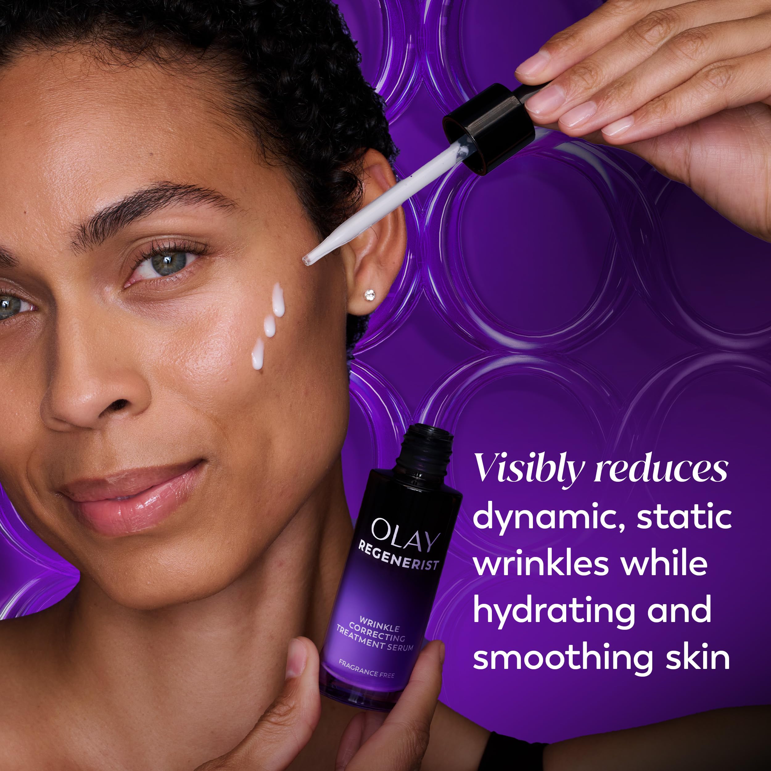 Olay Regenerist Resurfacing Retinol Serum, Renew, Anti-Wrinkle Serum for Women, Anti-Aging Skin Care, Advanced Night Repair, Fragrance-Free, Hexa-Repair Peptide & Pro-Retinol, 1.0oz