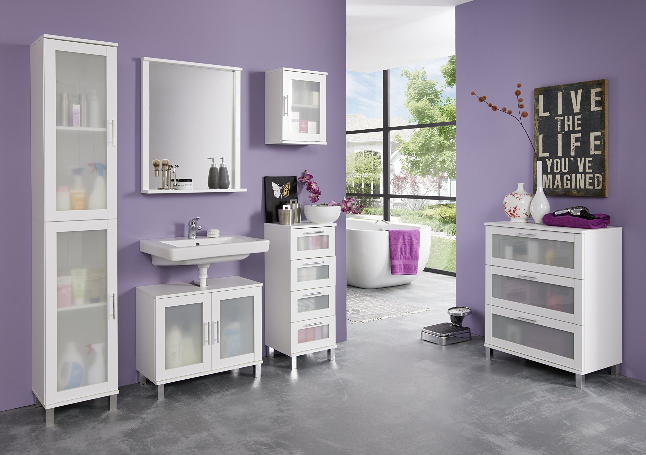 Trendteam Smart Living Armadio Bianco Decor - Soluzione D'Arredo Moderna Ed Ecologica, Taglia Unica