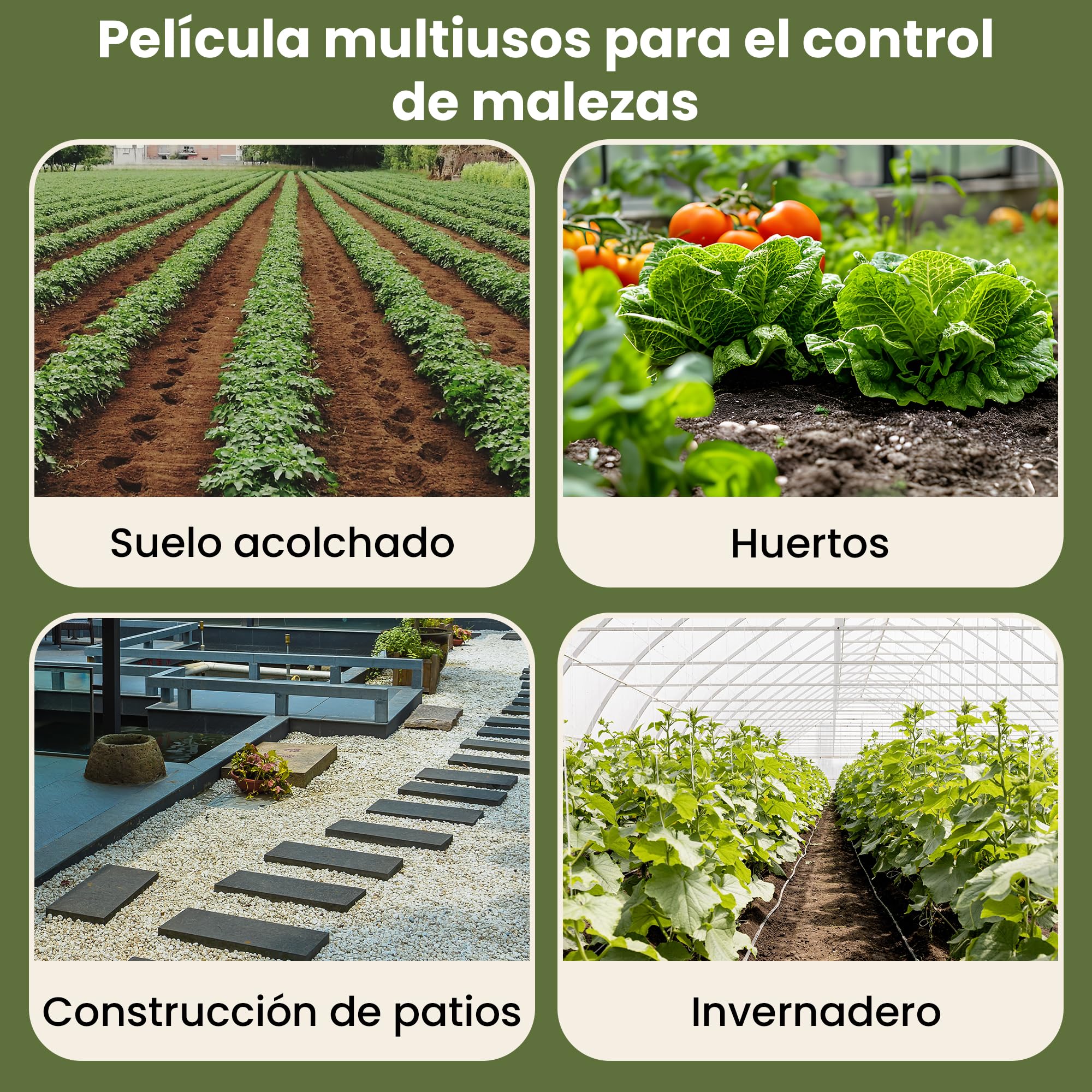 GARDENIX 100 m² de Fieltro para Malas Hierbas con 100 Anclajes de Tierra 1 m x 100 m – Permeable al Agua 100 g/m² – Negro Resistente a los Rayos UV lámina de vellón para jardinería